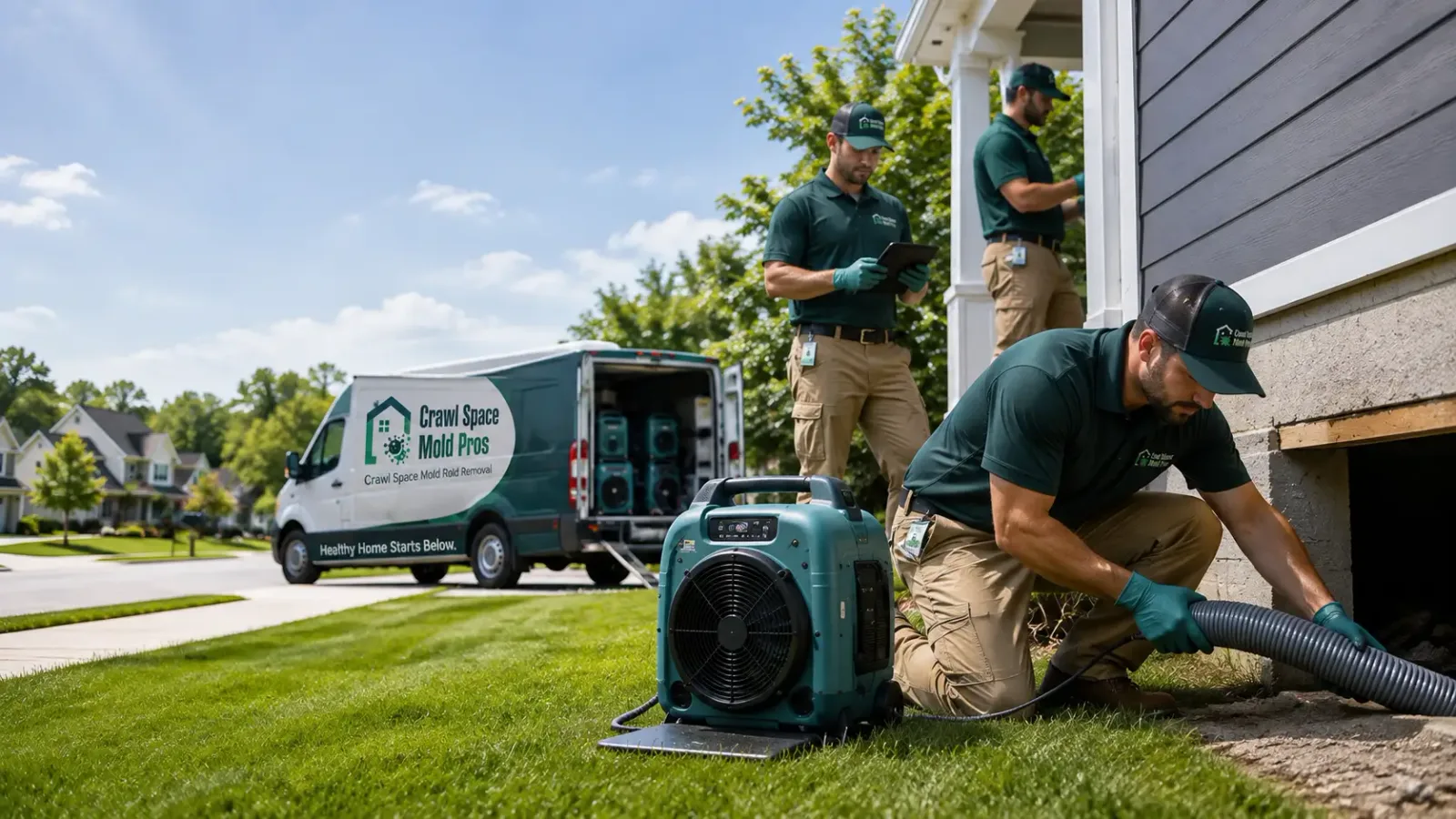 Crawl Space Mold Removal in Spearville, KS